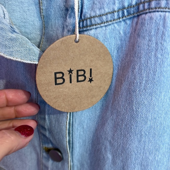 BIBI NWT Awesome Denim Western Dress! - Picture 8 of 15